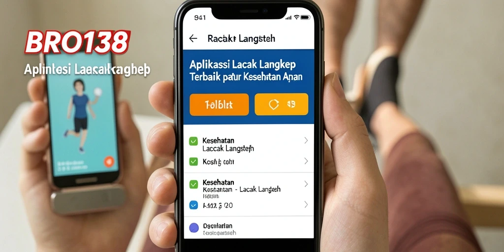 Antarmuka aplikasi BRO138 menampilkan langkah harian secara jelas.