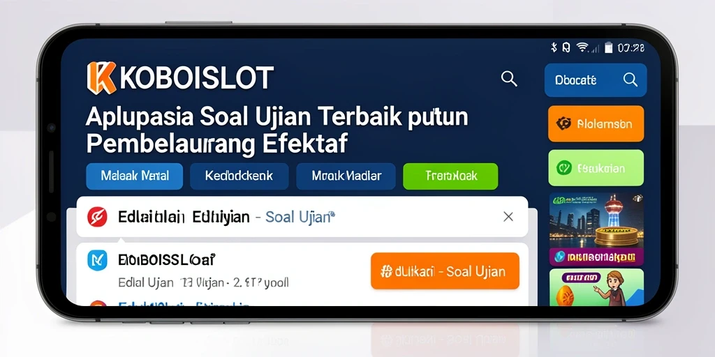 Tampilan utama KOBOISLOT dengan antarmuka yang user-friendly.
