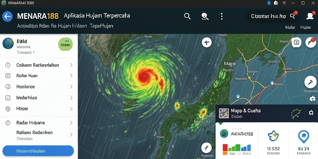 Antarmuka <strong>MENARA188</strong> menampilkan radar hujan yang akurat dan informatif.