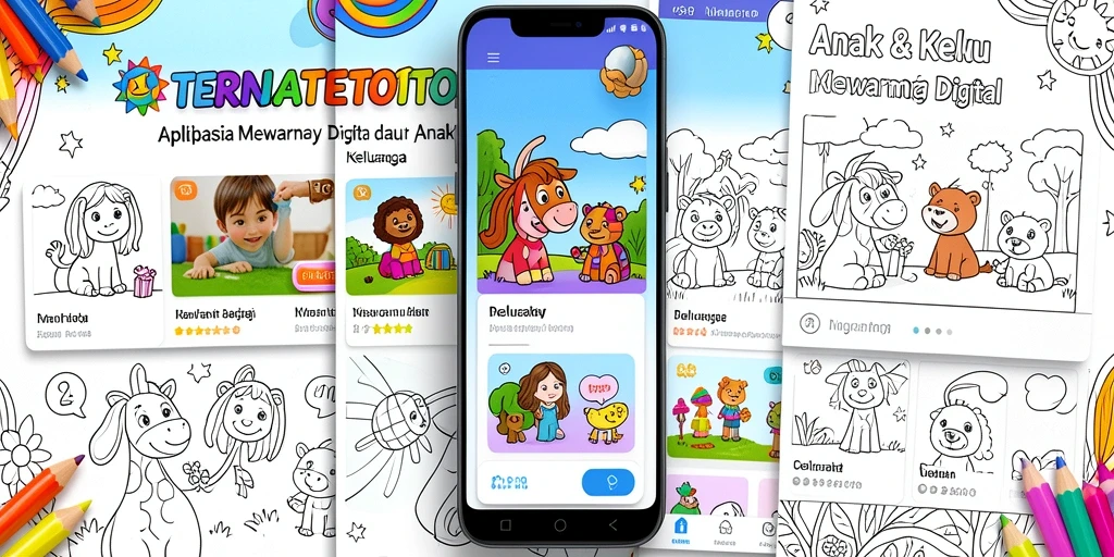 Tampilan antarmuka TERNATETOTO dengan fitur mewarnai digital.