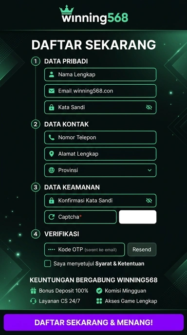 Buat Akun Baru Winning568 dengan Mudah dan Cepat